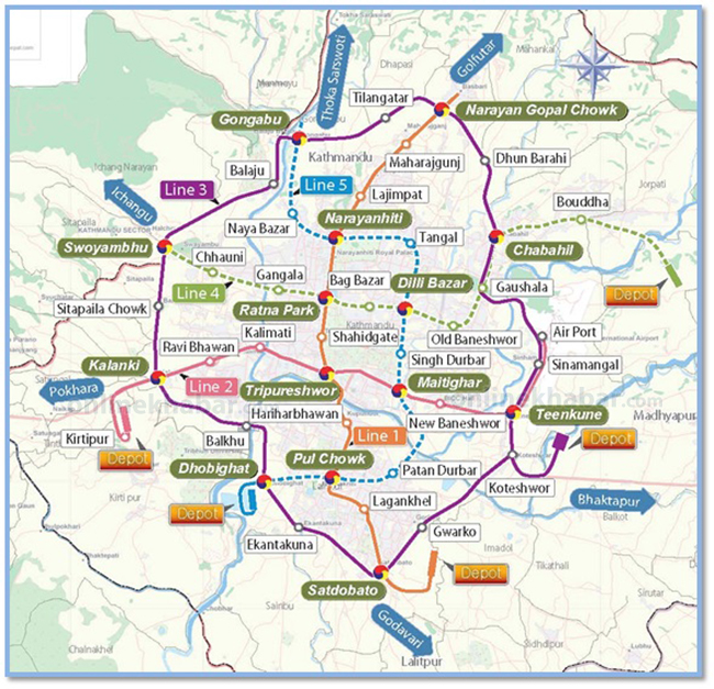 metro-Rail-route