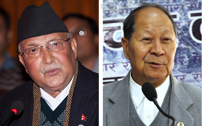 Constitution amendment is against Nepal’s national interest: Oli, Bijukchhe agree