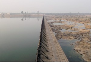 Dam in Nepalese river