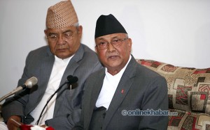 KP-Oli-and-Bamdev-Gautam