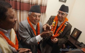 Sher bahadur Dauba and ramchandra Paudel