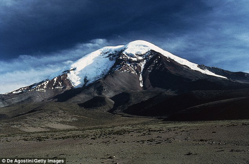 Mount Chimborazo in Ecuador