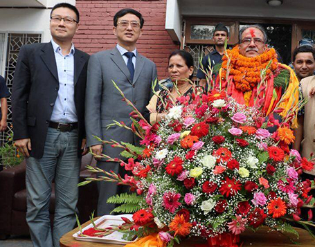 Chinese envoy congratulates Prachanda