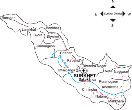 Surkhet-Map