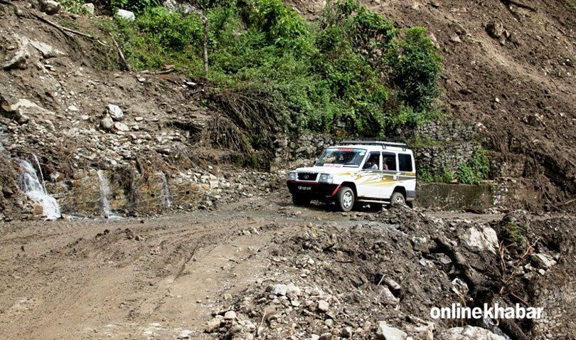 Taplejung-Pahiro,-Landslide