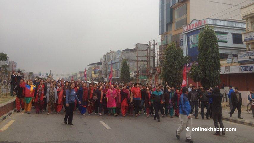 Butwal, hotbed of movement against government plot to split Province 5, is still on the boil