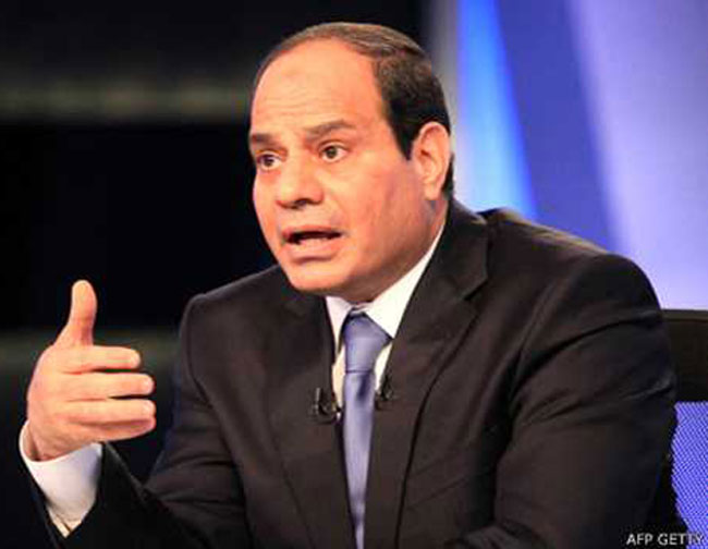 इजिप्टको अस्तित्व खतरामा : राष्ट्रपति सीसी