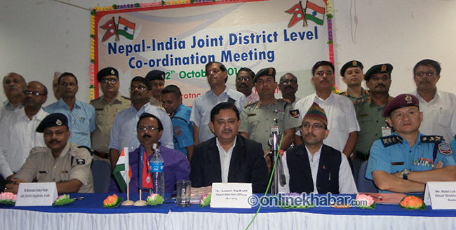 सीमा अपराध नियन्त्रण गर्न नेपाल-भारतका अधिकारी सहमत