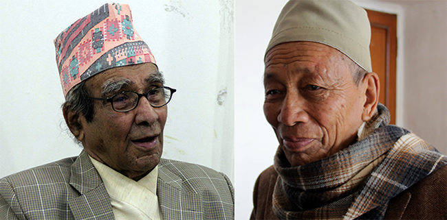नेतालाई साक्षी राखेर माधव घिमिरेदेखि सत्यमोहनसम्म देउसी खेल्ने