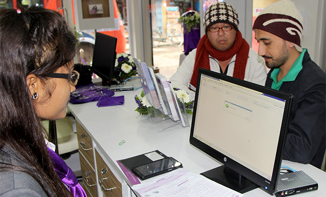 Customer at newly inaugurated Ncell Center in Baglung final 2