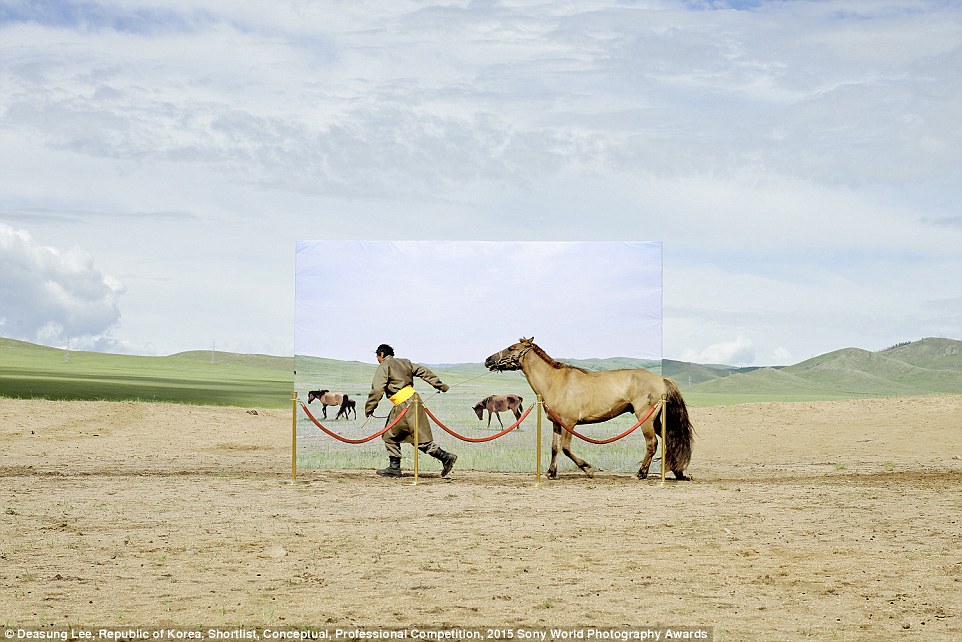 draw attention to desertification in Mongolia