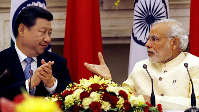 भारतीय प्रधानमन्त्री मोदी मे मा चीन जाने