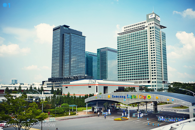 तस्वीर क्याप्सनः कोरियामा रहेको सामसुङ मुख्यालय अर्थात सामसुङ डिजिटल सिटी