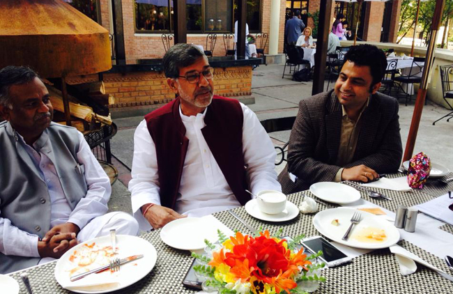 Kailas satyarthi at Kathmandu