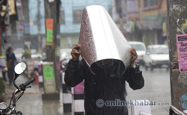 Rain at Kathmandu