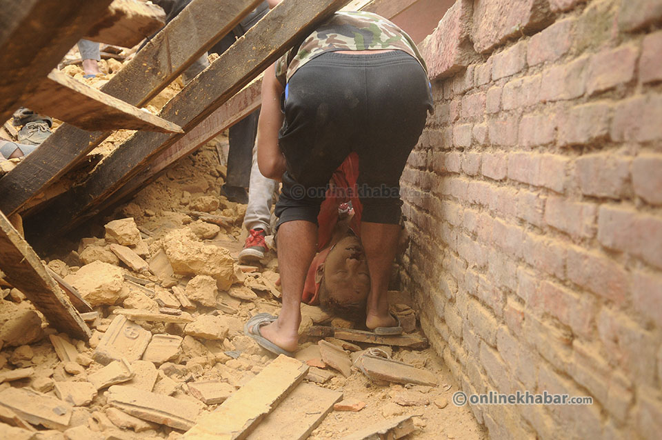 Basantapur after Earth quake  (5)