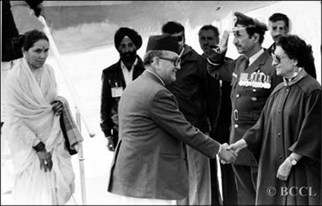Indira Gandhi-Surya Bahadur Thapa