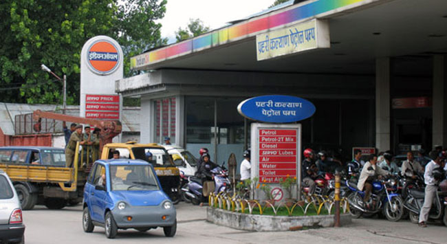 Nepal-police-Petrol-pump