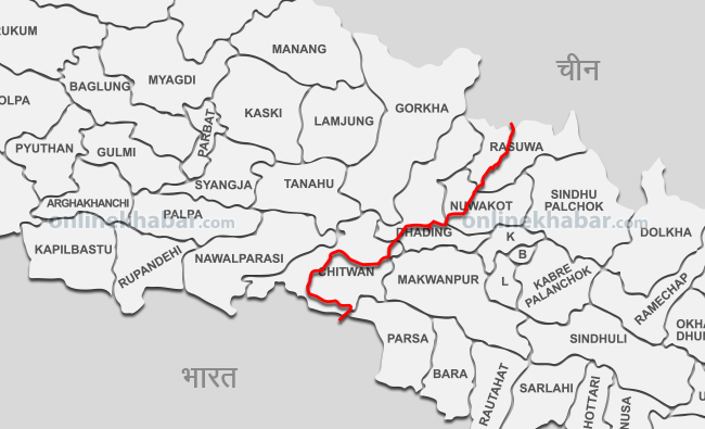 चीन र भारतलाई तीन घण्टामै यसरी जोड्न सकिन्छ