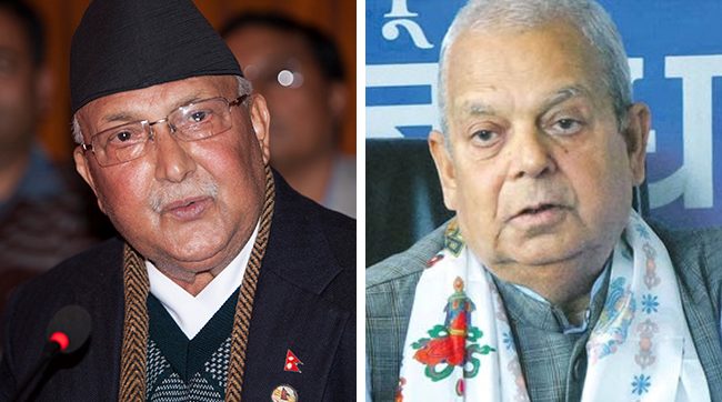 महन्थलाई बालुवाटार बोलाएर ओलीले भने- देश बनाउन मसँगै हिँड्नुस्