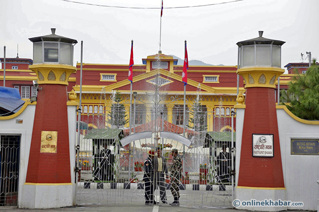 राष्ट्रपतिसँग प्रदेश सभामुख र उपसभामुखको बिदाइ भेट