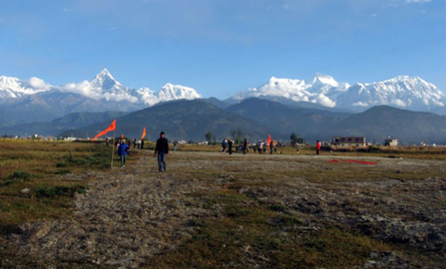 पोखरा विमानस्थलको प्रधानमन्त्रीले अाज शिलान्यास गर्ने