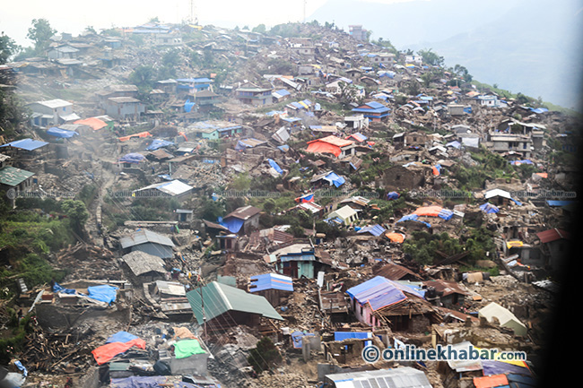 विनाशकारी भूकम्प गएको एक वर्ष पुग्यो