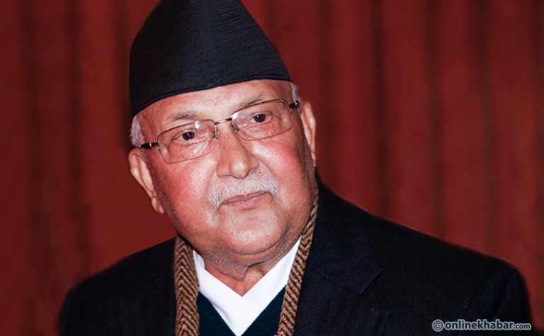केपी ओलीले भने- म प्रचण्डलाई एक्लै भेट्दिँन