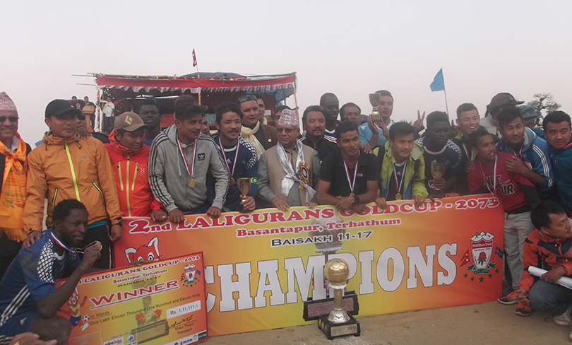 लालीगुराँस गोल्ड कपको उपाधि दोर्जे गियरलाई