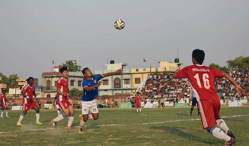 नेपालगञ्ज गोल्डकप फुटबलमा सुदूरपश्चिम-११ विजयी
