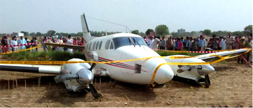 दिल्लीनजिकै एयर एम्बुलेन्स दुर्घटना, मानवीय क्षति भएन