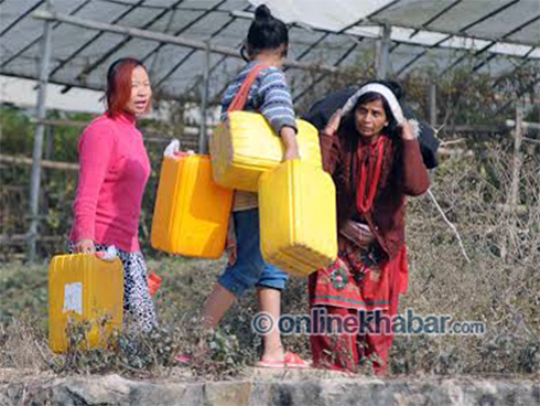 पाल्पा सदरमुकाम तानसेनमा खानेपानी अभाव