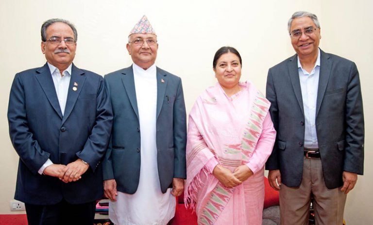 प्रचण्डले राष्ट्रपतिलाई भने- सहमतीय सरकार सम्भव भएन