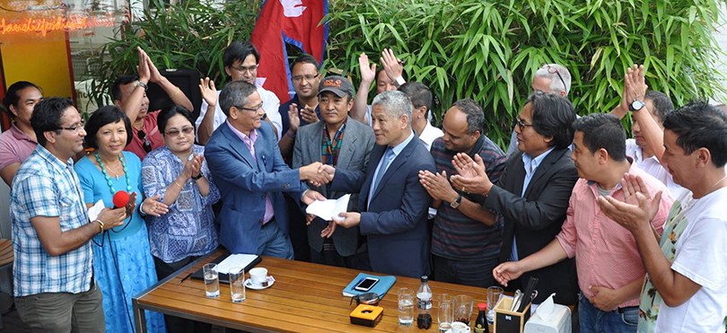 एनआरएनको हजार घर निर्माण अभियानमा स्विटजरल्याण्डबाट ९३ लाख सहयोग