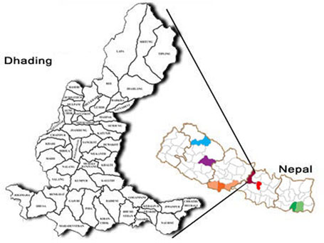 Dhading-Map
