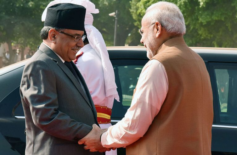 मोदीलाई तेस्रो प्रधानमन्त्रीकालका लागि प्रचण्डको बधाई