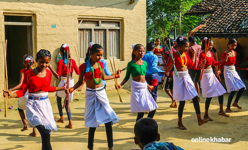 Tharu Lathi Dance