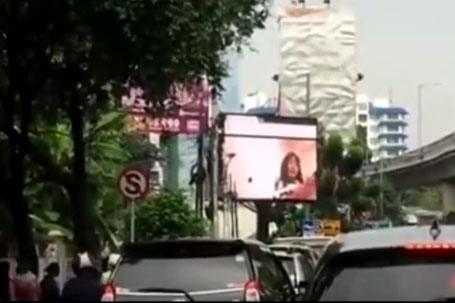 Pornographic-material-being Displayed at Jakarta