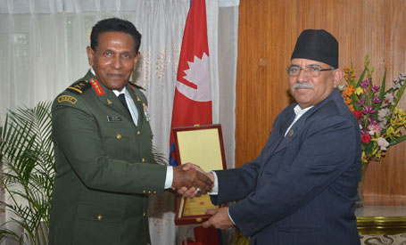 Prachand-and-Maldivs Army Chief
