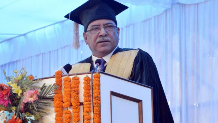 प्रधानमन्त्री प्रचण्डले भने- म राजनीतिको भूकम्पको केन्द्रविन्दुमा छु (अडियोसहित)