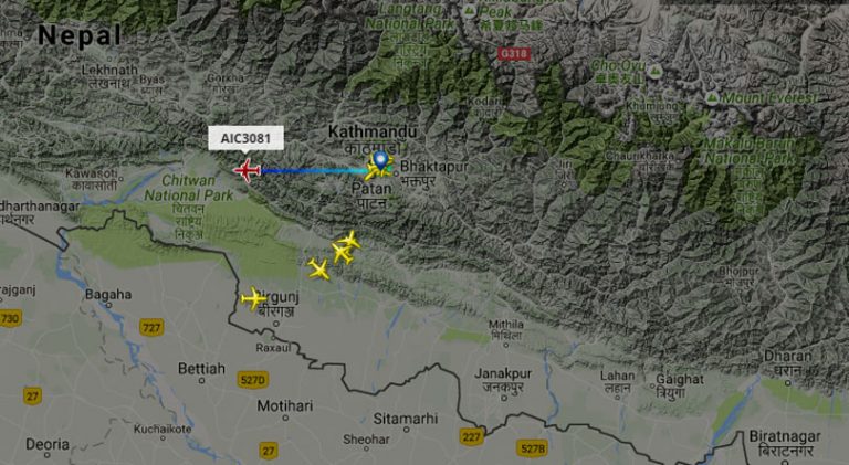 भीभीआईपी उडानले आकाशमै ट्राफिक जाम