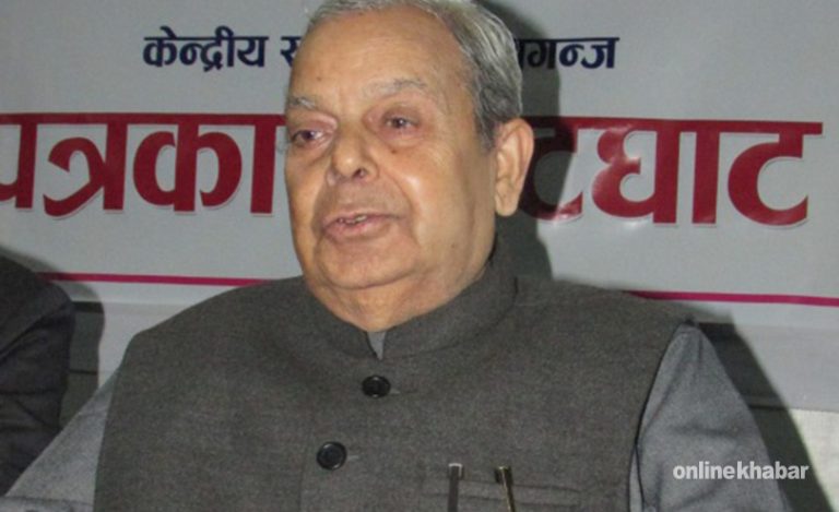 महन्थ ठाकुरको स्वास्थ्यमा समस्या, मतदान नगरी फर्किए काठमाडौं