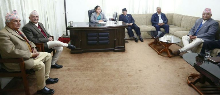 दुई दिनमा राजनीतिक गतिरोध अन्त्य गर्ने प्रमुख दलको प्रतिबद्धता