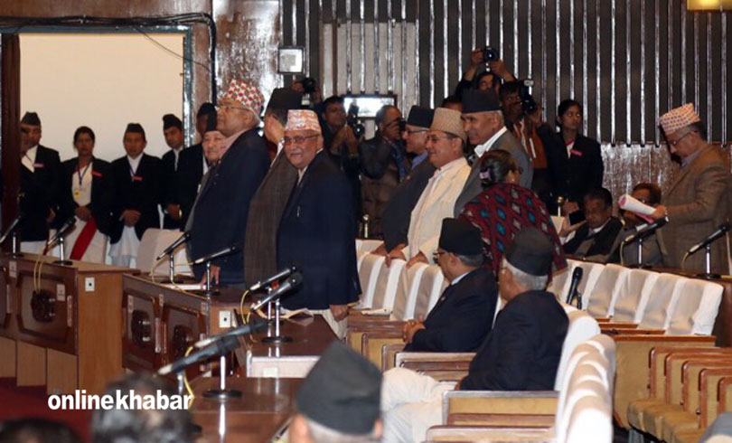 kp-oli-and-prachand-in-parliament