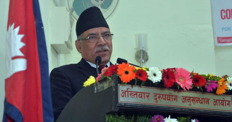 अख्तियारमा पुगेर प्रधानमन्त्रीले भने- राज्यको कार्यकारी प्रमुख को हो ? बहस गर्नुपर्‍यो