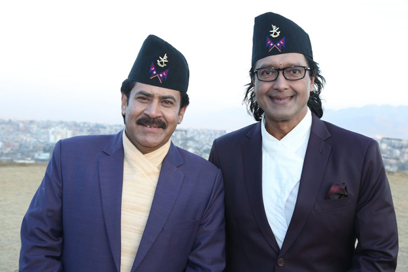 राजेश हमाल र सरोज खनाल एउटै भिडियोमा