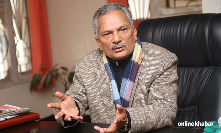 बाबुरामले भने– आकाश खसे पनि ५ वर्ष विश्राम लिन्नँ