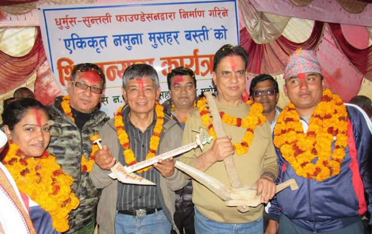 महजोडीले धुर्मुस-सुन्तलीलाई दिए एक लाख, मुसहर बस्ती बनाउन एकैदिन ३५ लाख जुट्यो