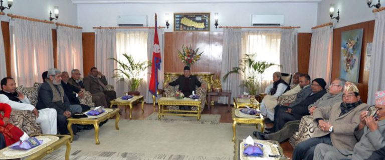प्रचण्डले चुनाव घोषणा गरौं भन्दा मधेसी मोर्चाले भन्यो- अहिले हुन्न