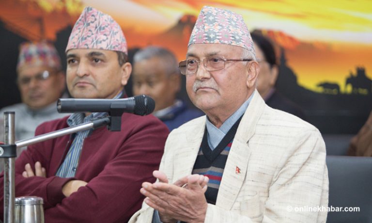 ओलीले प्रचण्डलाई भने- मैले भिड्न आऊ भन्न मिल्दैन, सम्हालिएर बोल्नुस्